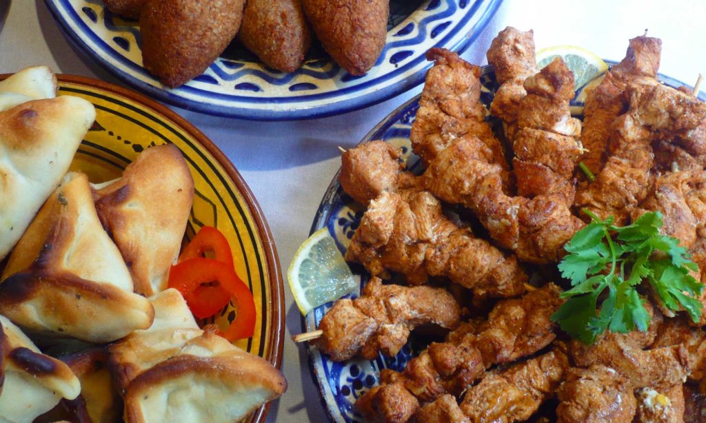 Mezzé, kebbé et brochettes