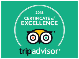 trip adviser certificate of excellence 2018